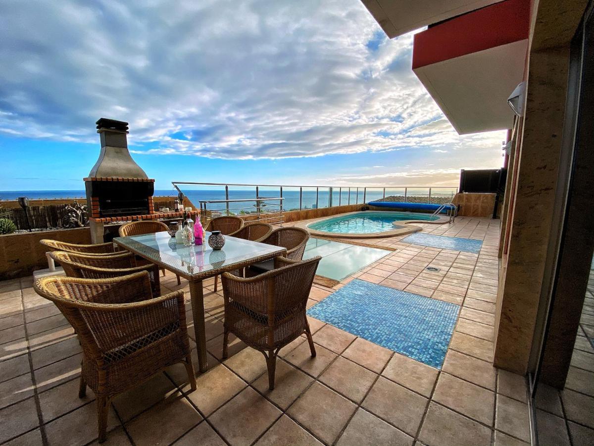 Luxury 5 Star Villa Violetta With Amazing Sea View, Jacuzzi And Heated Pool San Agustín Buitenkant foto