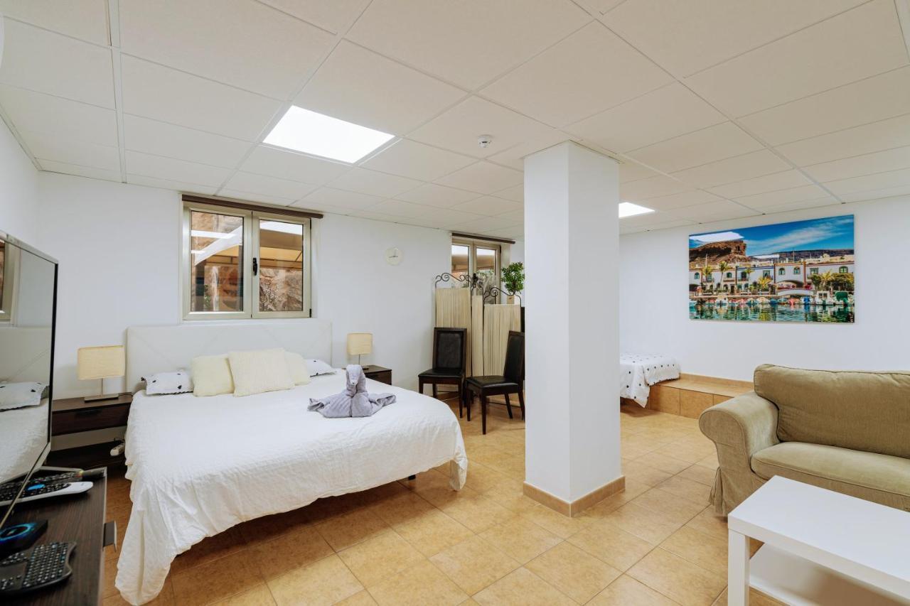 Luxury 5 Star Villa Violetta With Amazing Sea View, Jacuzzi And Heated Pool San Agustín Buitenkant foto