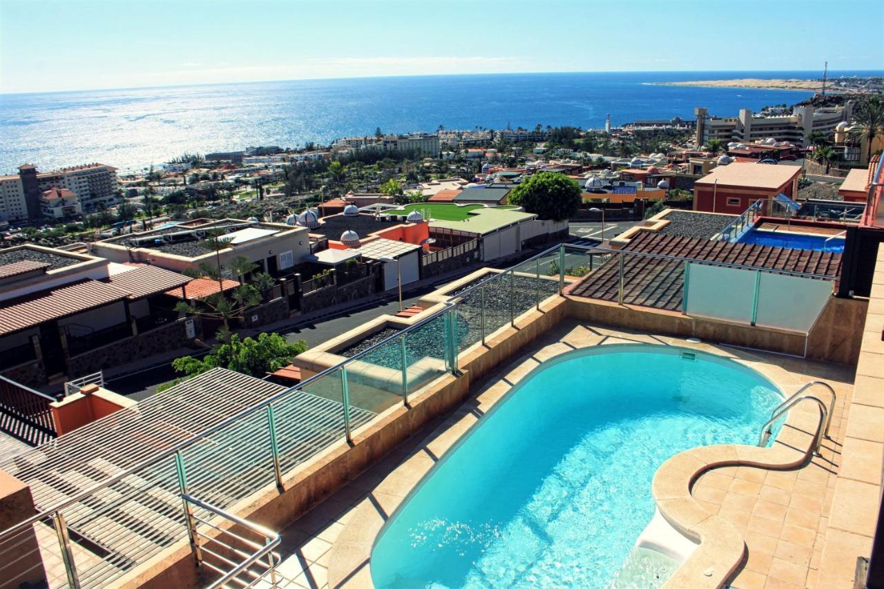 Luxury 5 Star Villa Violetta With Amazing Sea View, Jacuzzi And Heated Pool San Agustín Buitenkant foto