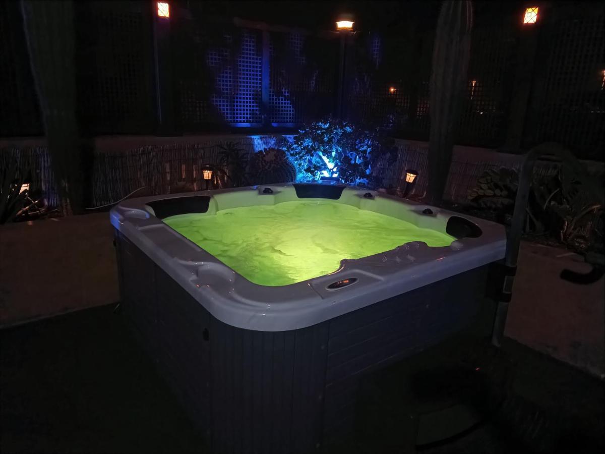 Luxury 5 Star Villa Violetta With Amazing Sea View, Jacuzzi And Heated Pool San Agustín Buitenkant foto